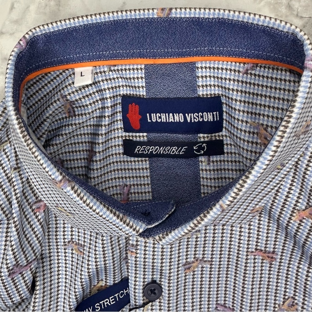 Luchiano Visconti men's size Large button down - Picture 7 of 9
